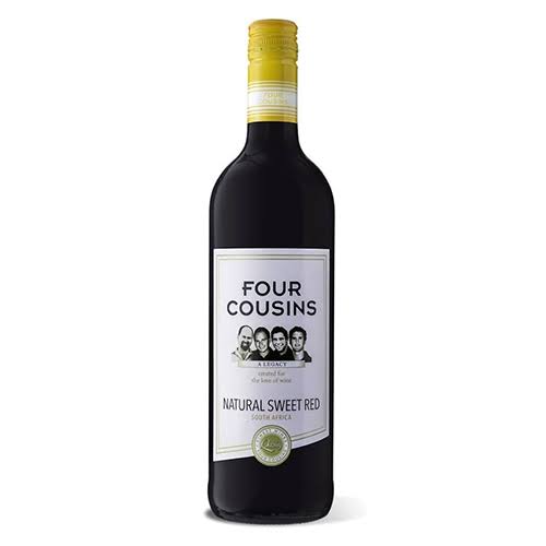 FOUR COUSINS NATURAL SWEET RED WINE